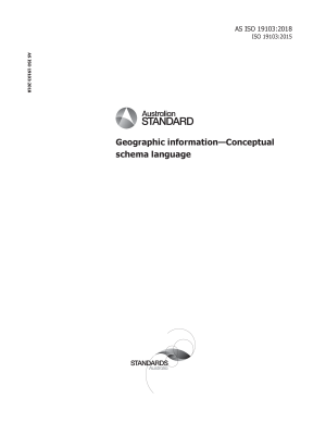 AS ISO 19103:2018