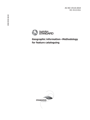 AS ISO 19110:2018