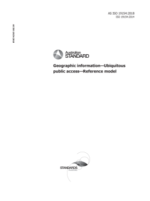 AS ISO 19154:2018