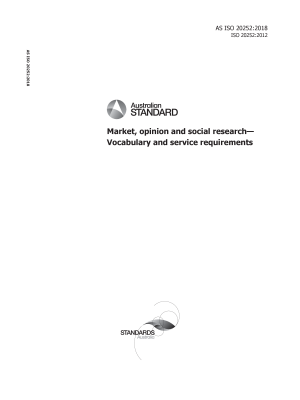 AS ISO 20252:2018
