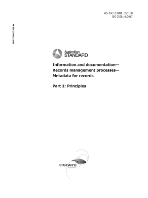 AS ISO 23081.1:2018