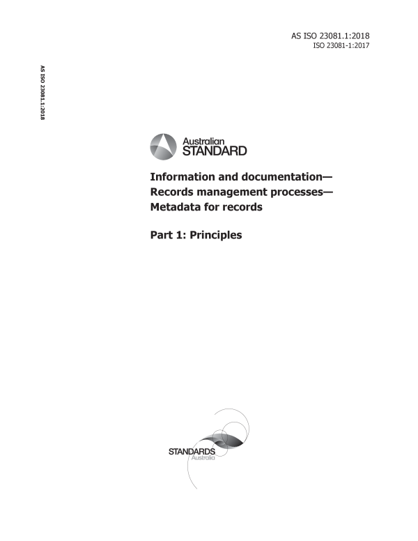 AS ISO 23081.1:2018 AS ISO 23081.1:2018