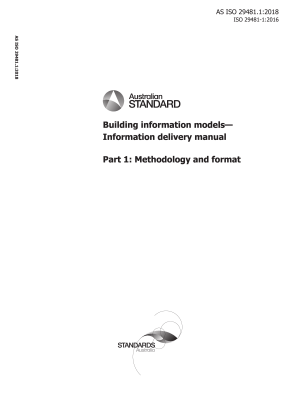 AS ISO 29481.1:2018