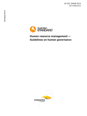 AS ISO 30408:2019