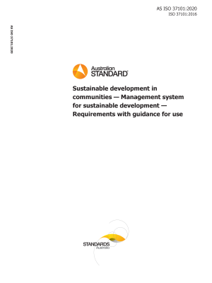 AS ISO 37101:2020