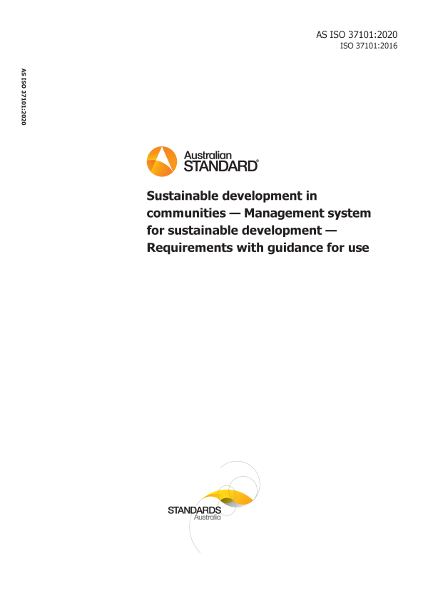 AS ISO 37101:2020 AS ISO 37101:2020