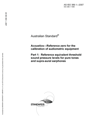 AS ISO 389.1-2007