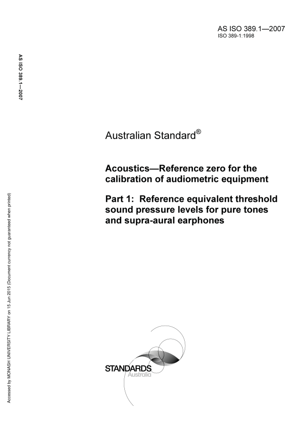 AS ISO 389.1-2007