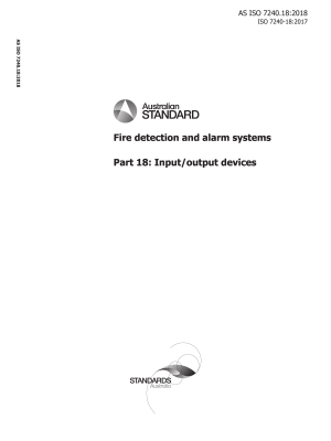 AS ISO 7240.18:2018