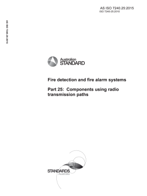 AS ISO 7240.25:2015