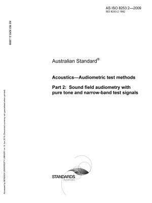 AS ISO 8253.2-2009