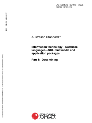 AS ISO/IEC 13249.6-2005