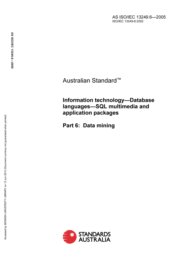 AS ISO/IEC 13249.6-2005