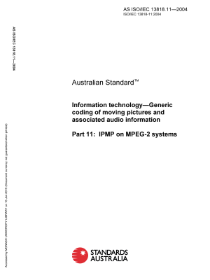 AS ISO/IEC 13818.11-2004