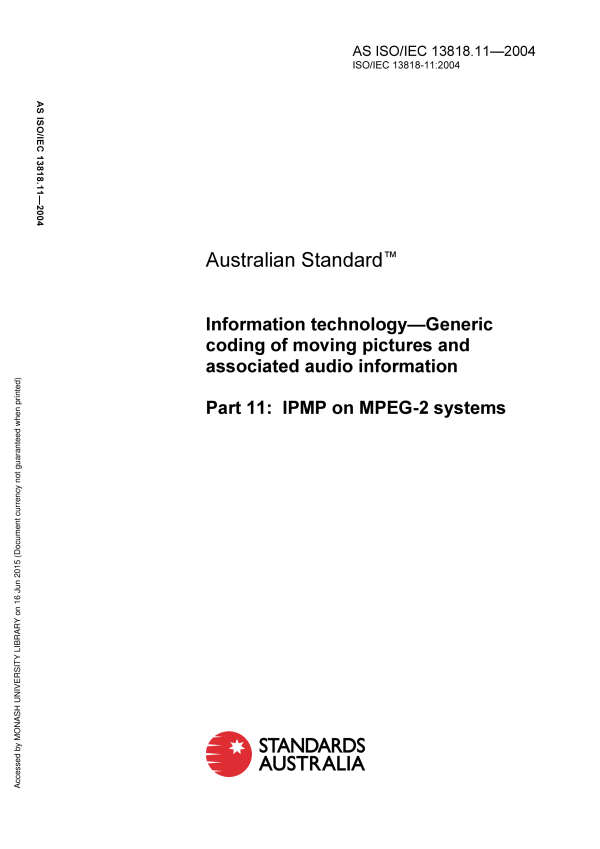AS ISO/IEC 13818.11-2004 AS ISO/IEC 13818.11-2004