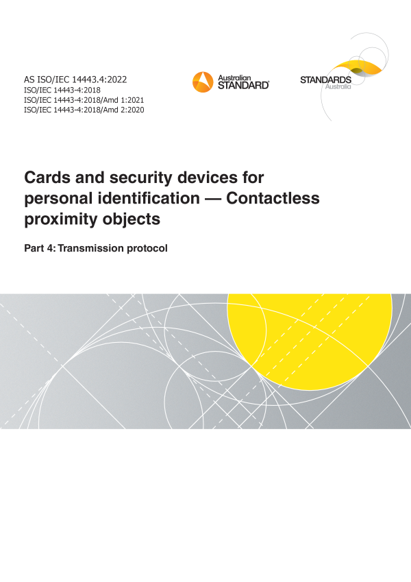 AS ISO/IEC 14443.4:2022