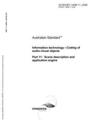 AS ISO/IEC 14496.11-2006
