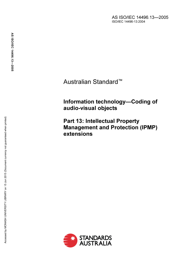AS ISO/IEC 14496.13-2005