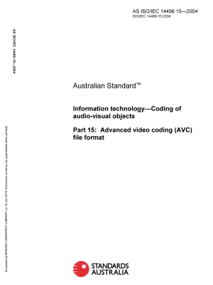 AS ISO/IEC 14496.15-2004