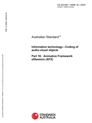 AS ISO/IEC 14496.16-2004