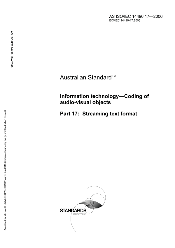 AS ISO/IEC 14496.17-2006 AS ISO/IEC 14496.17-2006