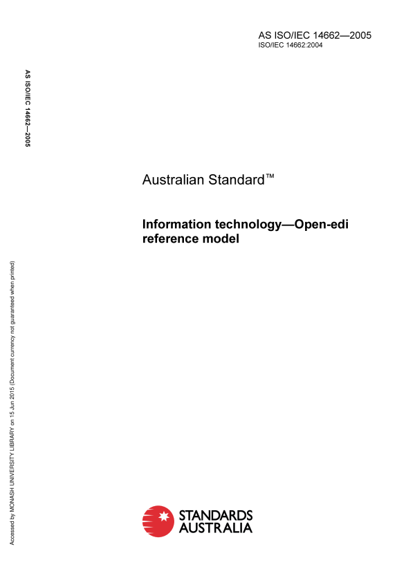 AS ISO/IEC 14662-2005