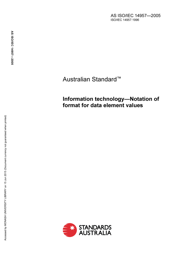 AS ISO/IEC 14957-2005