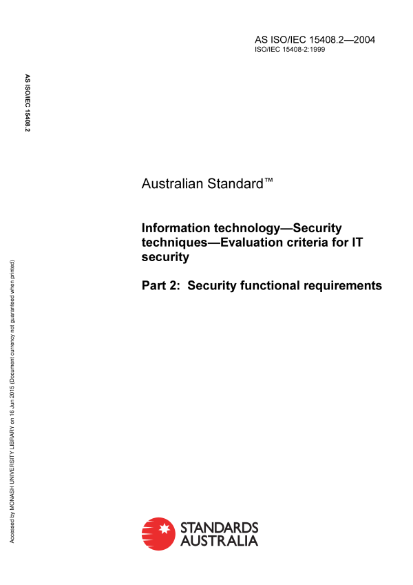 AS ISO/IEC 15408.2-2004