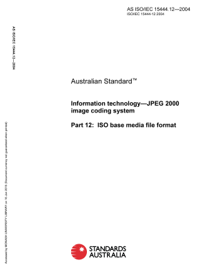 AS ISO/IEC 15444.12-2004