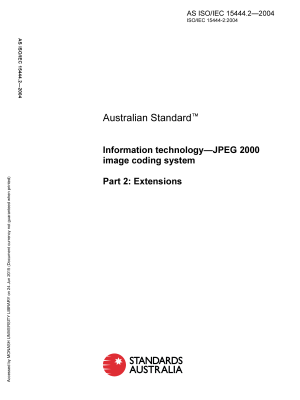 AS ISO/IEC 15444.2-2004