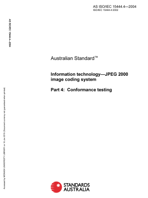 AS ISO/IEC 15444.4-2004