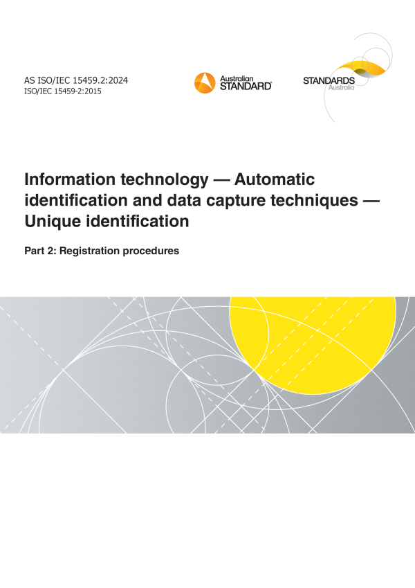 AS ISO/IEC 15459.2:2024 AS ISO/IEC 15459.2:2024