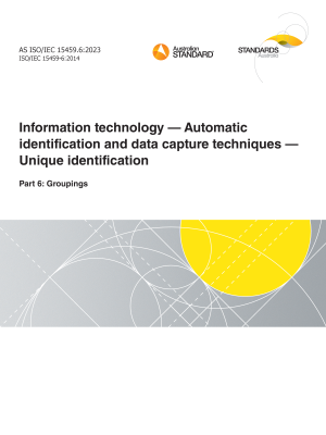 AS ISO/IEC 15459.6:2023