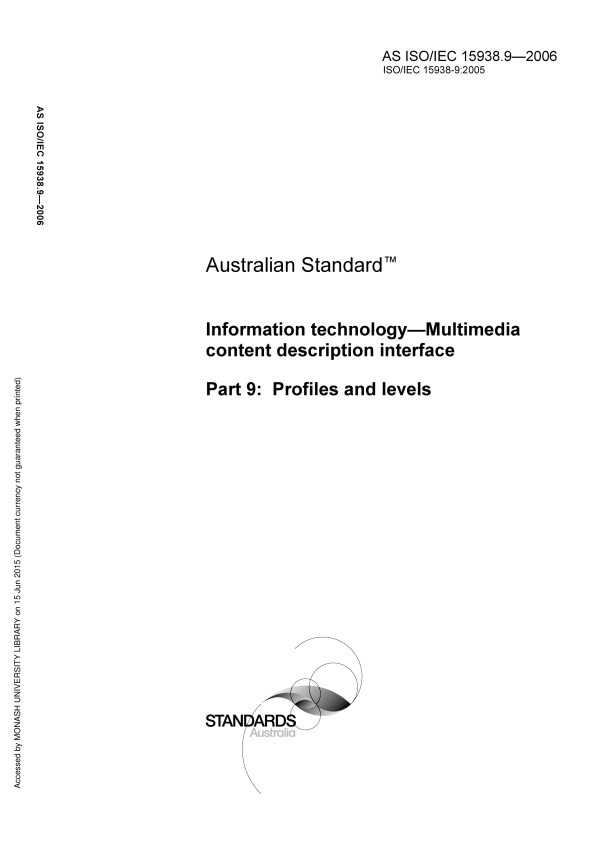 AS ISO/IEC 15938.9-2006 AS ISO/IEC 15938.9-2006