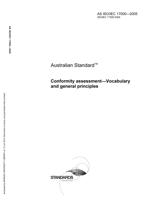 AS ISO/IEC 17000-2005