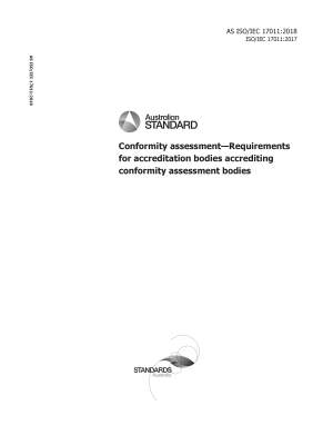 AS ISO/IEC 17011:2018