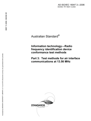 AS ISO/IEC 18047.3-2006
