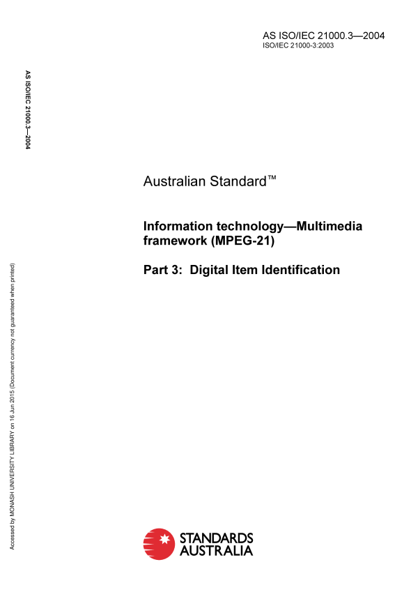 AS ISO/IEC 21000.3-2004