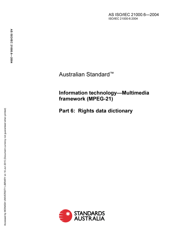 AS ISO/IEC 21000.6-2004