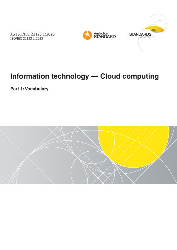 AS ISO/IEC 22123.1:2023