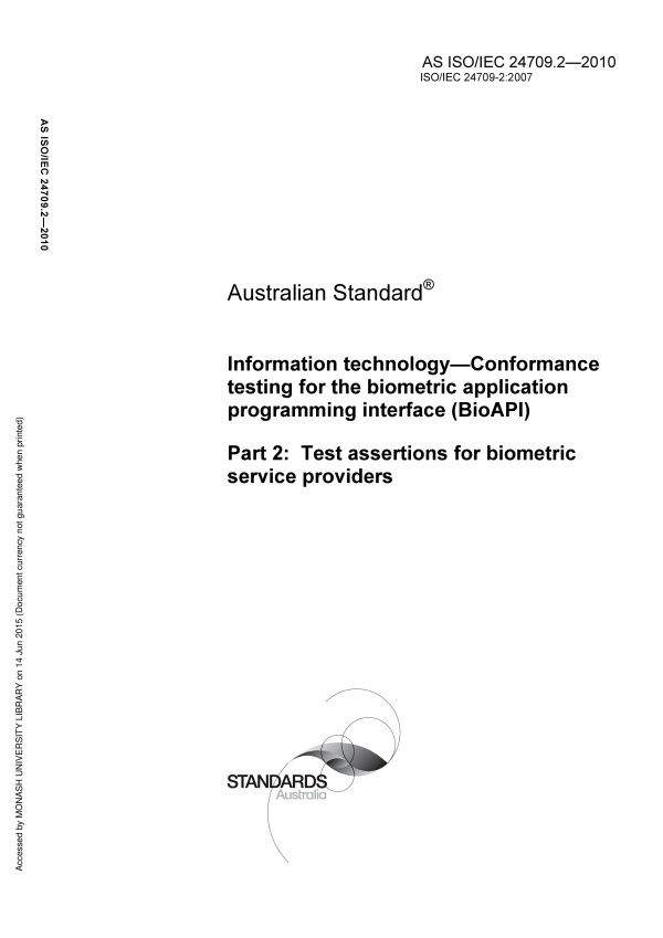 AS ISO/IEC 24709.2-2010 AS ISO/IEC 24709.2-2010