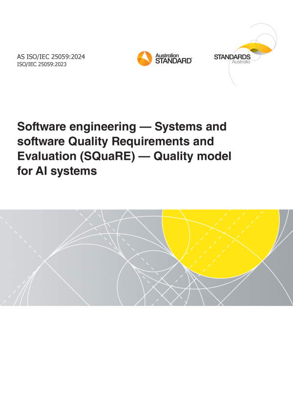 AS ISO/IEC 25059:2024