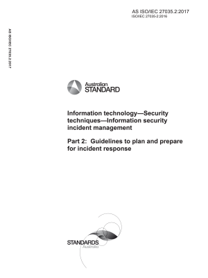 AS ISO/IEC 27035.2:2017
