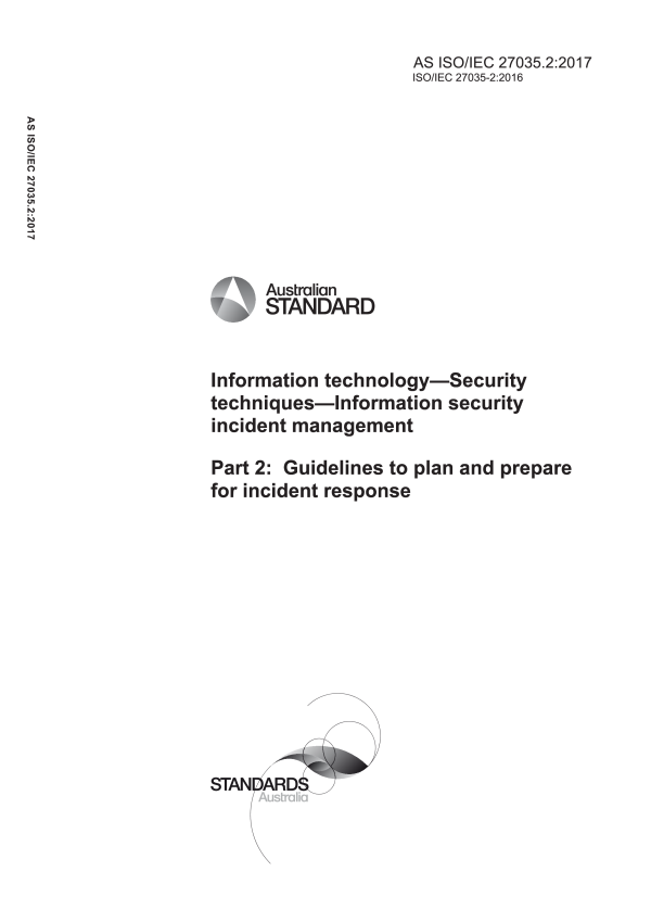 AS ISO/IEC 27035.2:2017