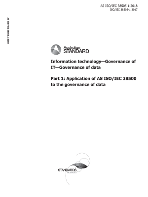 AS ISO/IEC 38505.1:2018
