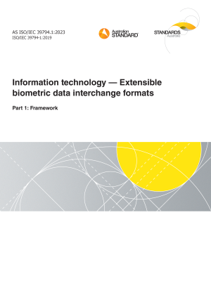 AS ISO/IEC 39794.1:2023