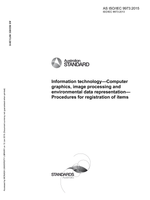 AS ISO/IEC 9973:2015