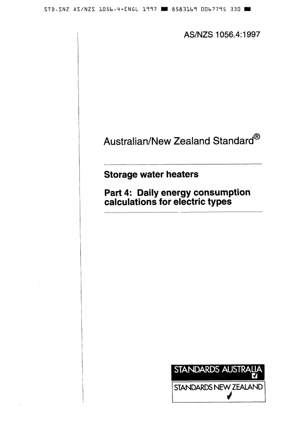 AS/NZS 1056.4:1997