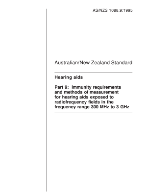 AS/NZS 1088.9:1995
