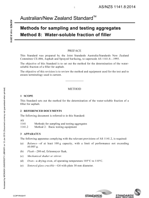AS/NZS 1141.8:2014